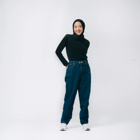 MKY Clothing - NEW BOYFRIEND JEANS NAVY