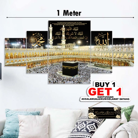 Ugiarts - Hiasan Dekorasi Dinding Ka'bah Mekah Kabah - KABAH-8