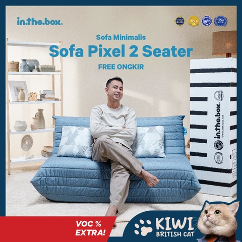 Inthebox - INTHEBOX Sofa Pixel 2 Seater Free Bantal