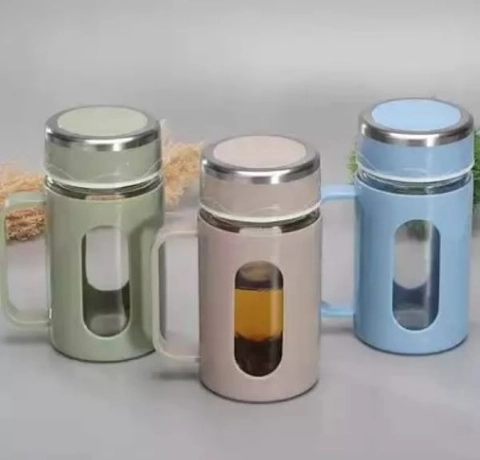 Alcante - Gelas Kaca Gagang Gelas Shell 500 ML