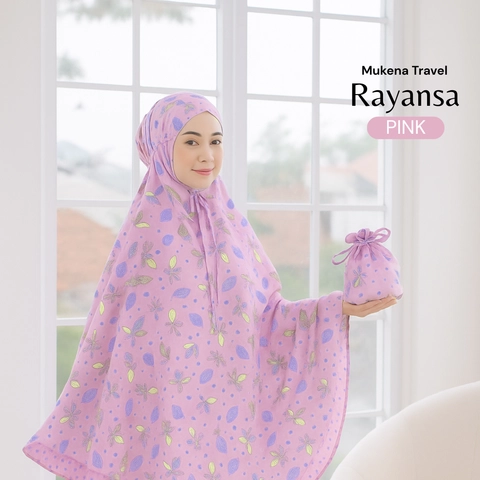 Jembar - Mukena Traveling Rayon Dewasa 2in1 Motif Premium Adem Lembut Nyaman Mewah Rayansa Series
