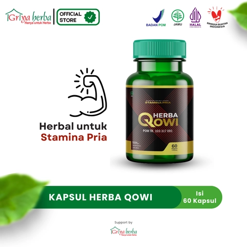 Griya Herba - Herba Qowi Obat Herbal Membantu Memelihara Stamina Pria Halal BPOM