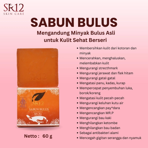 SR12 Jawa Barat - SR12 Sabun Bulus Mengatasi Panu Kadas Kurap Gatal-Gatal Dan Stretchmark