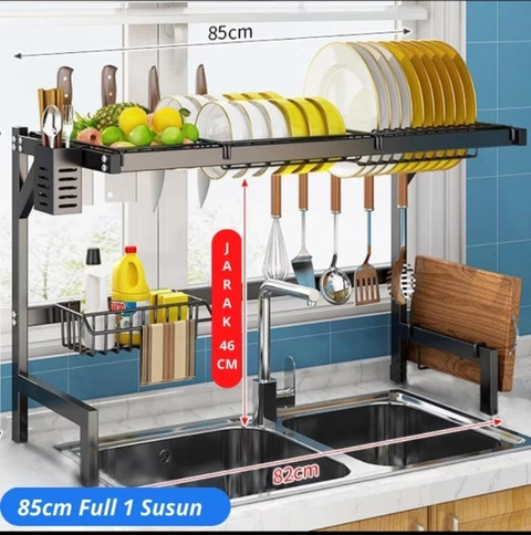 Rizki Electronics - RAK WASTAFEL CUCI PIRING NANJIREN STAINLESS