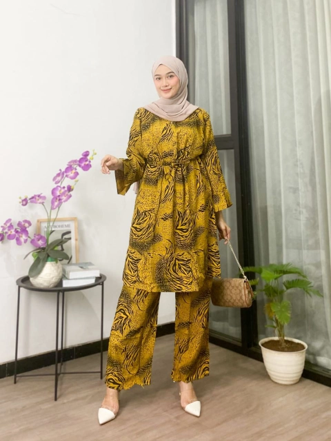 Batik Ayodha - TUNIK LEOPARD ALLSIZE