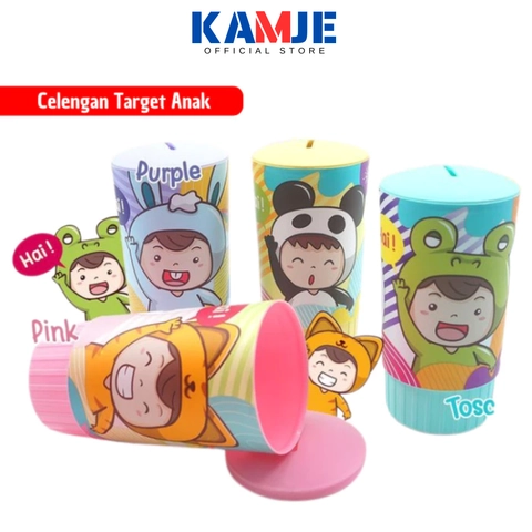 KAMJE Celengan Target Aesthetic Anak Buka Tutup Lucu Menarik Souvenir Kado Ulang Tahun KMJ192
