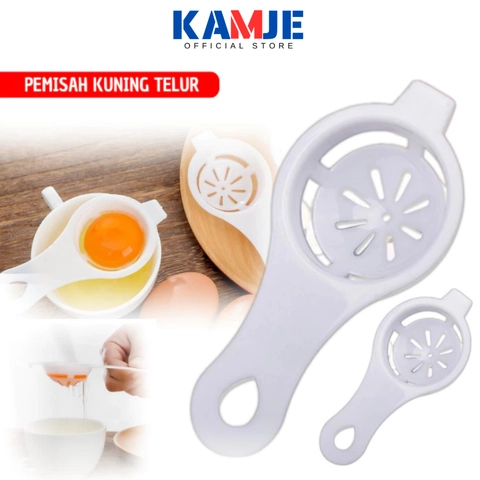 KAMJE Sendok Alat Pemisah Putih Kuning Telur Telor Separator Saringan KMJ239