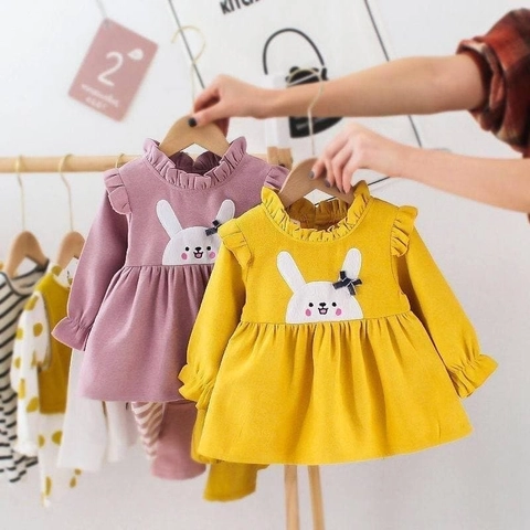 JZ - Dress Bayi Dress Anak Cheer Bunny