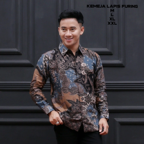 Khisna collection - KEMEJA PRIA BEST SELLER BAHAN BERLAPIS FURING