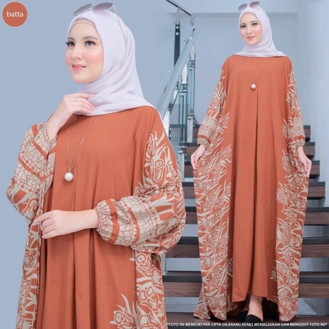 Batik Ayodha - GAMIS KAFTAN GITHA 2 ALLSIZE JUMBO