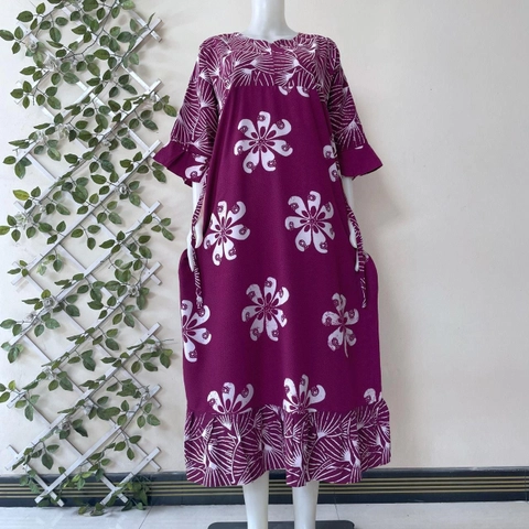 Batik Ayodha - SEKDRESS KHANZA BUNGA ALLSIZE STANDART