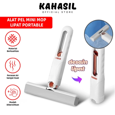 KAHASIL - Alat Pel Mini Mop Pembersih Serbaguna KMJ022