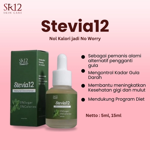 SR12 Mimin - SR12 Stevia Pemanis Alami Tanpa Gula Nol Kalori