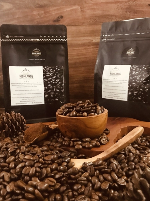 Sumatra Highlands - KOPI BUBUK LINTONG ARABICA COFFEE BUBUK/BIJI 200 GR
