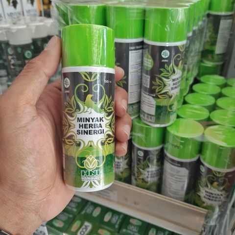 Minyak Herba Sinergi HNI - Obat Oles Untuk Meredakan Pegal Linu Nyeri Sendi dan Memar