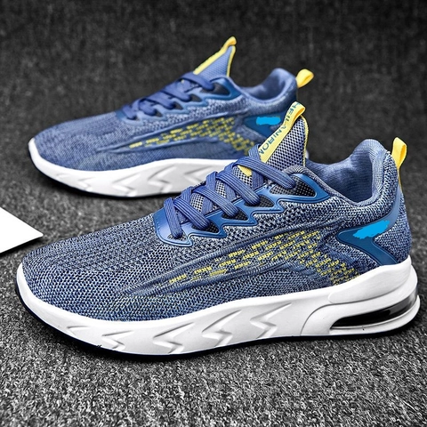Mausuqunbih - Sepatu Sneakers Pria - BLUE MS003