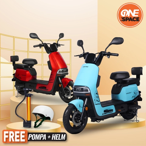 One Space Kendaraan Listrik - UNITED DRESDEN V2 Sepeda Listrik Mopit Selis