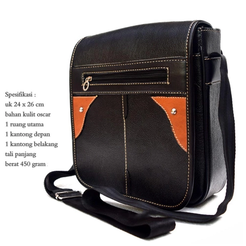 Lanc Fashion - Shoulder bag Tas Pria Kulit Kasual Oscar Ellie