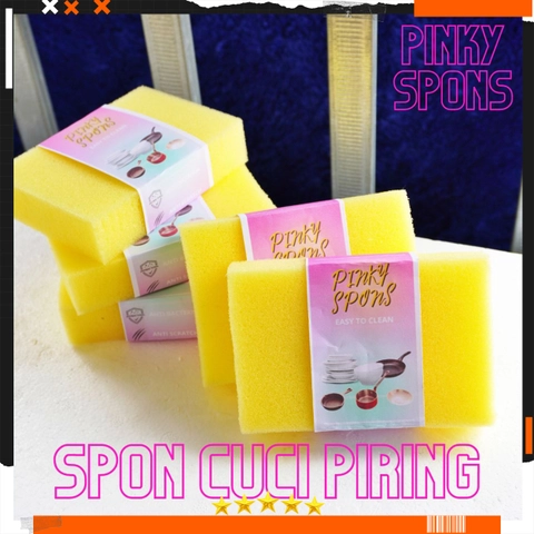 Berkah Saluyu - Paket 10pcs Spons Cuci Piring Spon Cuci Motor Termurah
