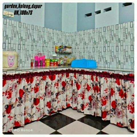 Galeripuko - SHABY MERAH - GORDEN KOLONG DAPUR BAWAH MEJA KOMPOR
