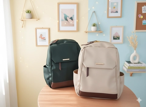 CBL - Ransel MAUDY - Tas Ransel Backpack Wanita Waterproof Bahan Nilon Simple Premium Untuk Formal Atau In