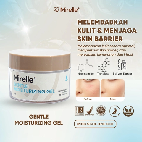 Mirelle - Mirelle+ Gentle Moisturizing Gel 30g Pelembap Wajah Ringan