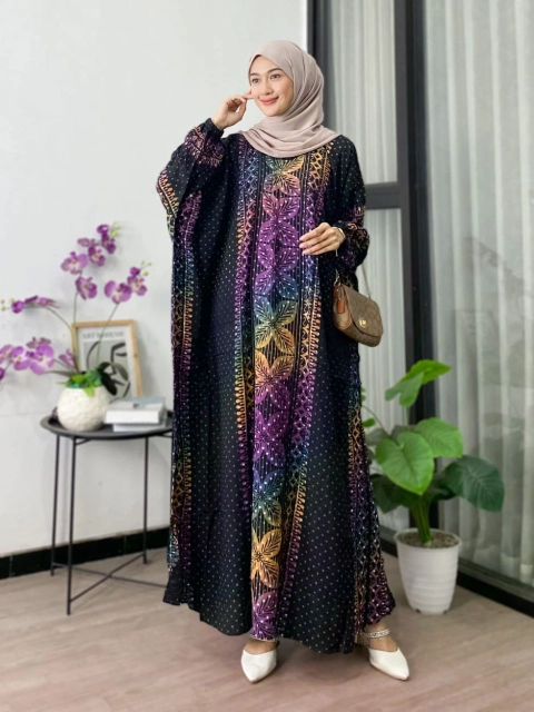Batik Ayodha - GAMIS KAFTAN SHIFA ALLSIZE JUMBO