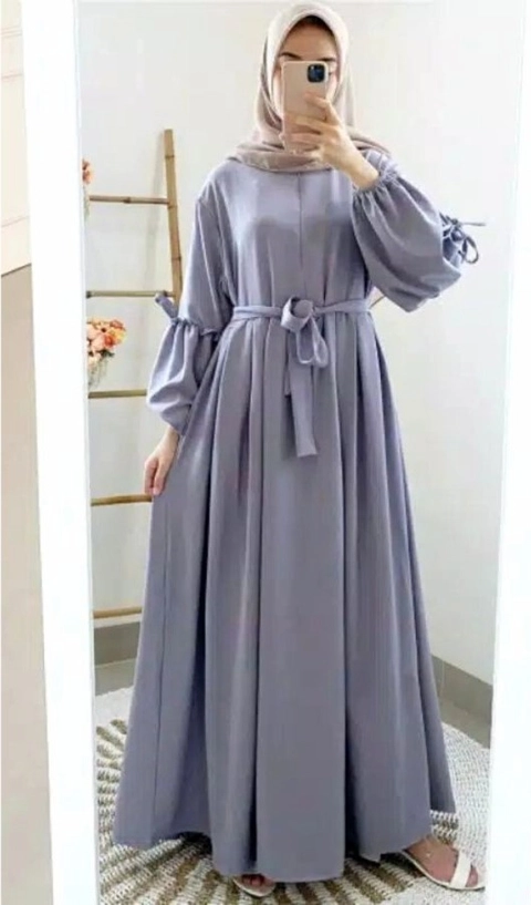 MEQA DAILY - Gamis Stella Maxi Dress Wanita Terbaru