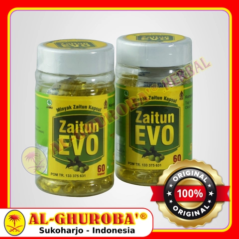 Al-Ghuroba Herbal - Kapsul Minyak Zaitun Extra Virgin EVO Al Ghuroba isi 30-60-150-200 BPOM HALAL