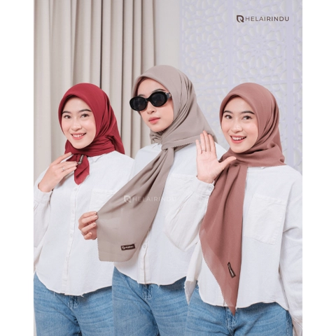 HELAIRINDU - Jilbab Square Kerudung Segiempat Lasercut Voal Ultrafine Annisa