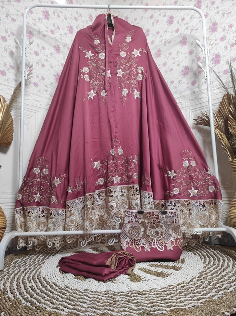 SRIAYU COLLECTION - Mukena Kejora Boridir Manual Best Seller Premium