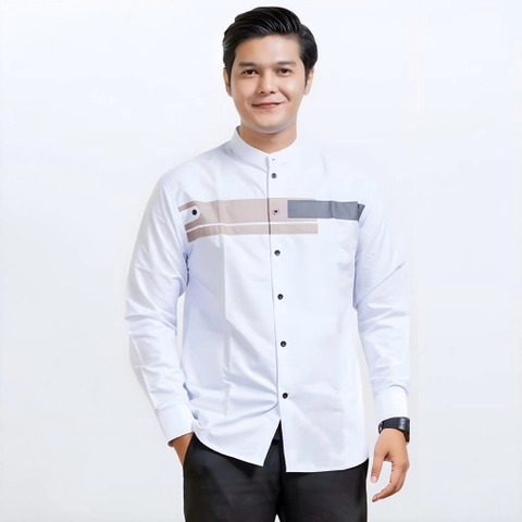 Khisna collection - Baju Koko terbaru lengan panjang dewasa