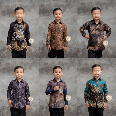 Kois Batik - KEMEJA BATIK ANAK KESAYANGAN LENGAN PANJANG BAGUS SEKALI