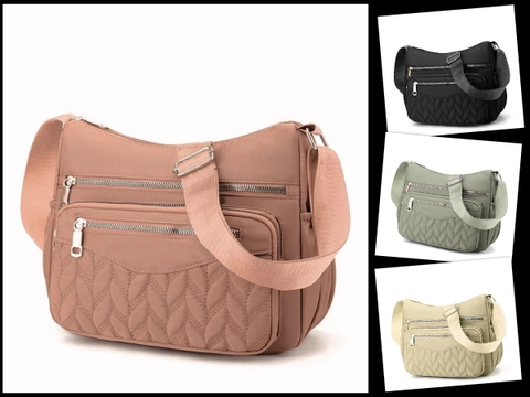 CBL - Tas Selempang Bordir Wanita Sling Bag JNV CBLB78JNV Bahan Nilon Waterproof Anti Air