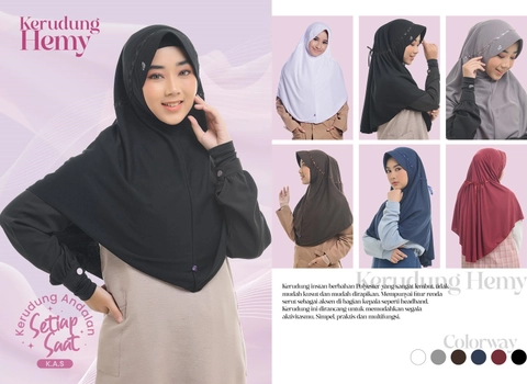 Rabbani - Kerudung Sekolah Instan Hemy