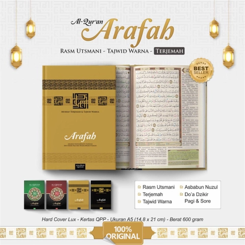 Pustaka Arafah - Al Quran Terjemahan Tajwid Arafah A5