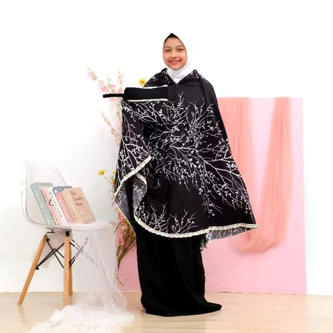 Alifa Shop - Mukena Anak/Mukena Anak Tanggung/9 10 11 12 13 Tahun/Mukena Katun/Mukena Motif/Mukena Renda