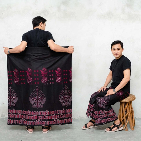 Kois Batik - Sarung Batik Pria Dewasa Motif Wayang Jowo
