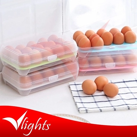 V Lights - Tempat Telur 15 Sekat Lubang Box Telur