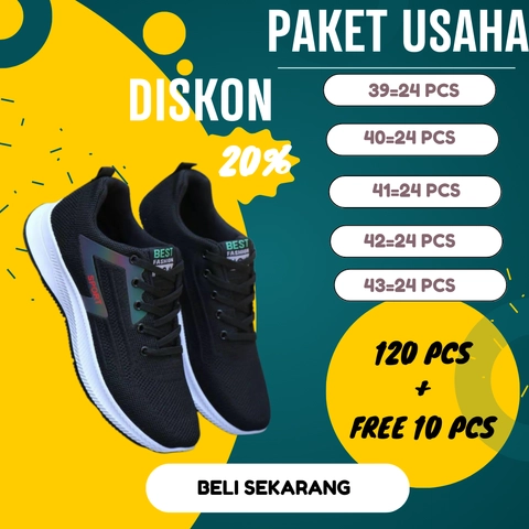 Koekita - Paket Usaha Sepatu Kest Sneakers Pria FS-06