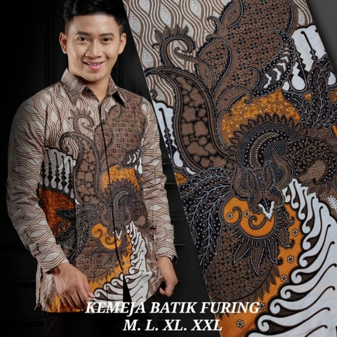 Kois Batik - Kemeja Batik Pria Terbaru Sudah Berlapis Furing Nyaman Dipakai Motif Lawasan