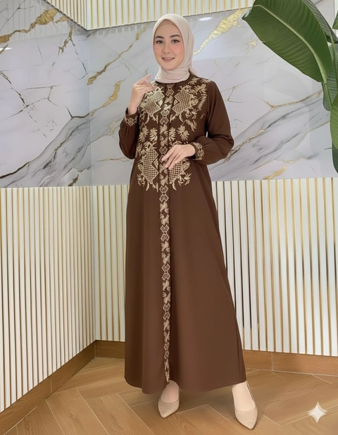 Khisna collection - Abaya malaya standar dan jumbo no hijab