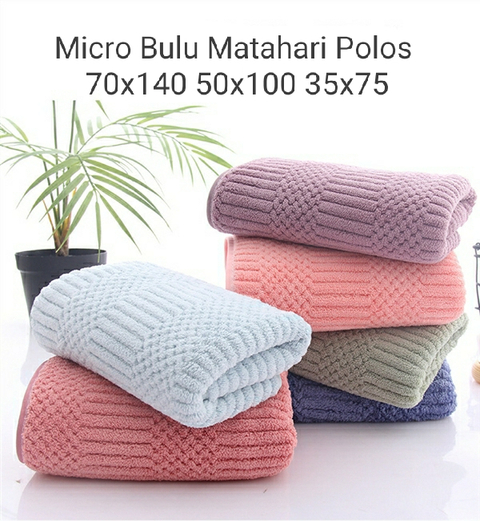 Dylan 19 [TA] - Handuk Mandi Microfiber Bulu Halus 70x140 - Matahari