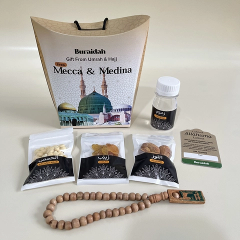 Aliya - Paket Souvenir Tas Jinjing Jabal Nur Ekslusif Hampers Oleh Oleh Haji Umroh Premium