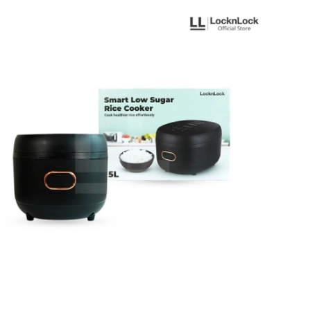 UTAMAMEGA - LocknLock Smart Low Sugar Rice Cooker 5L - EJR354BLK