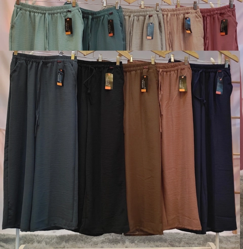Amha Collection - CELANA KULOT AIRFLOW WANITA CASUAL POLOS