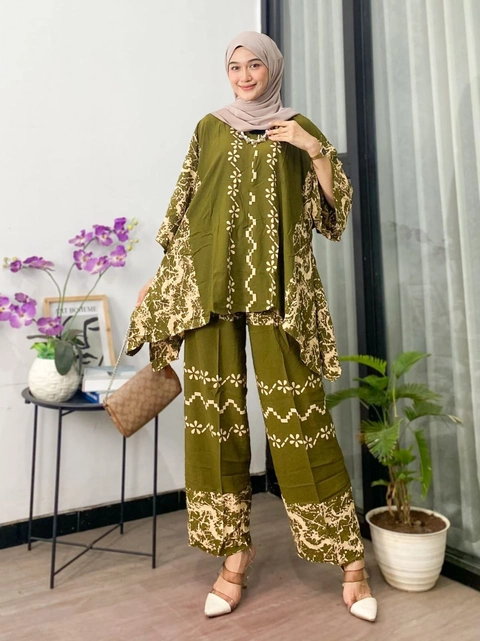Batik Ayodha - SETELAN WAKA SARAH ALLSIZE JUMBO