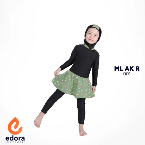 EDORASPORTSWEAR - Baju Renang Muslimah Anak TK Edora ML AK R