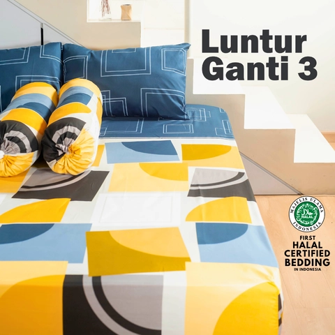 Rosanna - Akiko - Sprei Set Fitted 180x200 160x200 120x200 Motif Minimalis Aesthetic granity