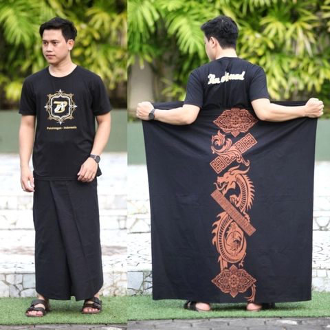 Khisna collection - Sarung dewasa palaikat naga hitam